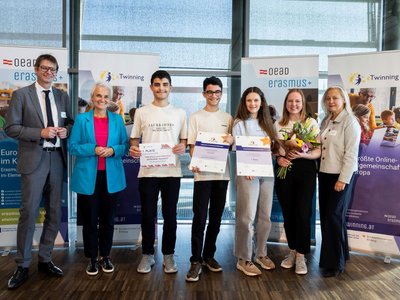 eTwinning-Preisverleihung 2026 - 1. Preis für die TIME-Mittelschule Helfenberg 