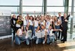 Eine Gruppe von Schüler/innen freut sich über ihren ersten Preis bei der eTwinning Preisverleihung 2019